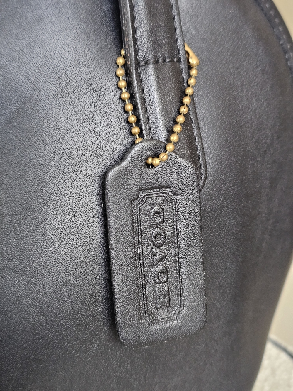 Vintage Coach Asheville Bag Shpulder Bag Im Black - Picture 11 of 14
